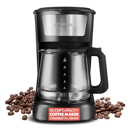 Gourmia 12-Cup Drip Coffee Maker with Auto Keep Warm
