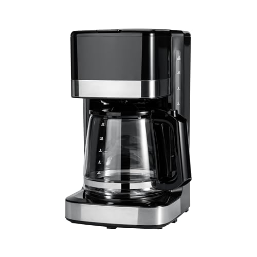 Amazon Basics 12-Cup Drip Coffee Maker Black/Silver