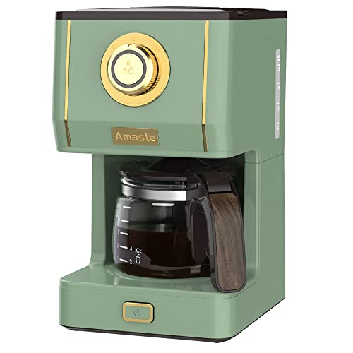 Amaste Retro Drip Coffee Maker with Glass Pot