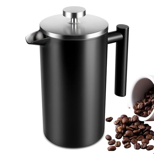 SZHETEFU 34oz Stainless Steel French Press Coffee Maker