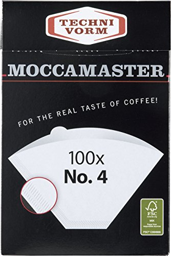 Moccamaster #4 White Coffee Filters (100-count)