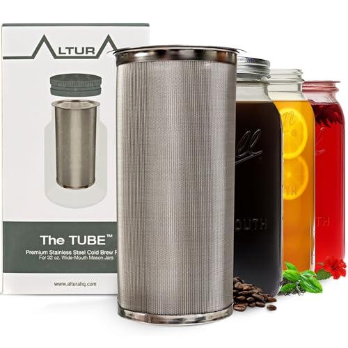 Altura TUBE Cold Brew Coffee Maker for Mason Jars