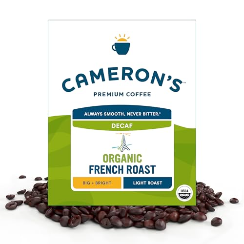Cameron's Organic Decaf French Roast Coffee Beans 4lb