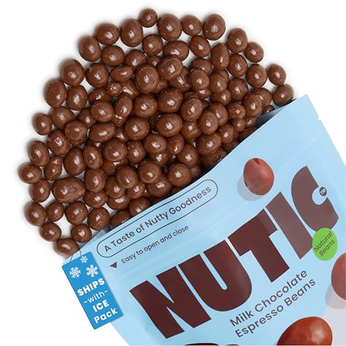 Nutic Milk Chocolate Covered Espresso Beans - 1LB