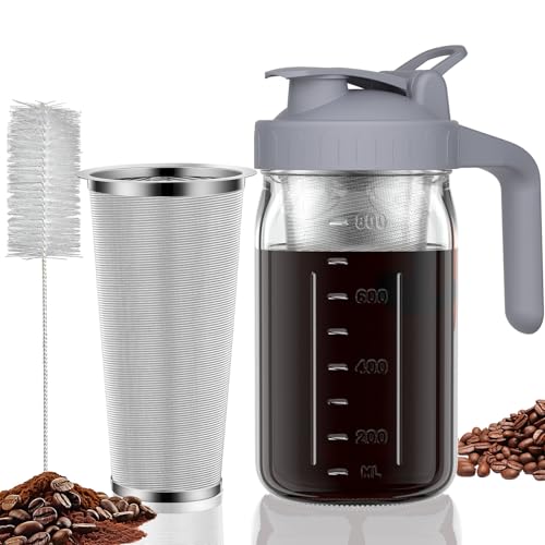JunVpic Cold Brew Coffee Maker - 32oz Glass Pitcher