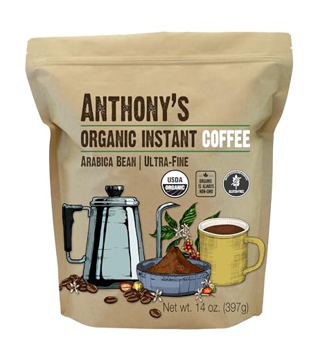 Anthony's Organic Instant Coffee 14oz Ultra Fine