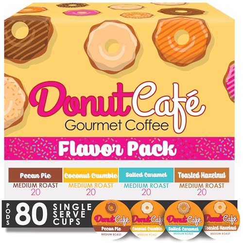 Donut Café Flavored K-Cups Variety Pack 80ct