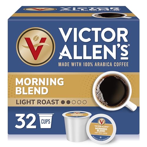 Victor Allen's Morning Blend Light Roast K-Cups, 32 Count