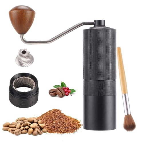 Popsweeter C38 Manual Coffee Grinder with Conical Burr