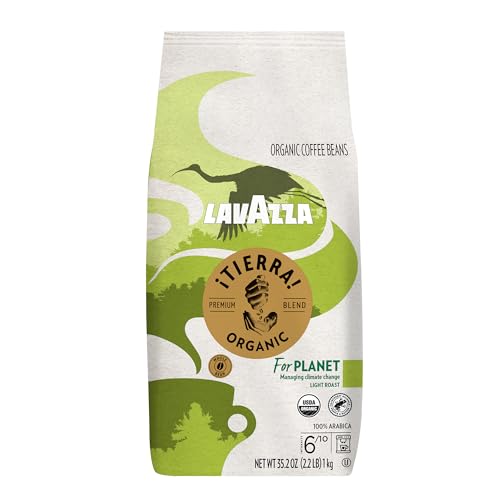 Lavazza Tierra Organic Light Roast Whole Bean Coffee 2.2lb