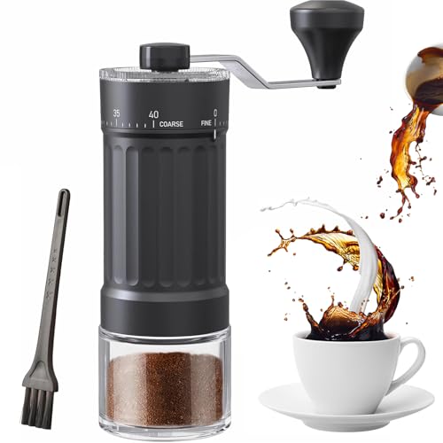 EZLucky Manual Coffee Grinder with 40 Adjustments