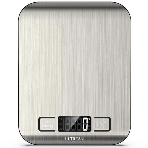Ultrean Digital Kitchen Scale 33lb Stainless Steel