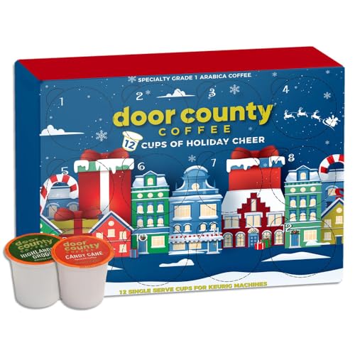 Door County Coffee Advent Calendar - 12 Holiday K-Cups