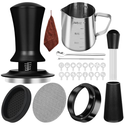 Y-Step 25-Piece Espresso Accessories Kit with 51mm Tamper