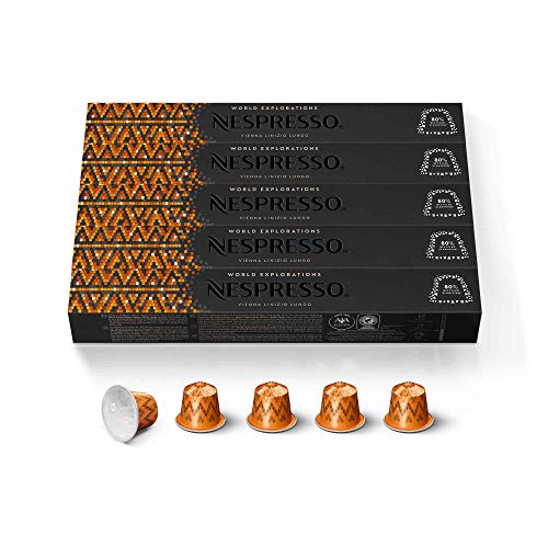Nespresso Vienna Lungo Medium Roast Pods 50-Count