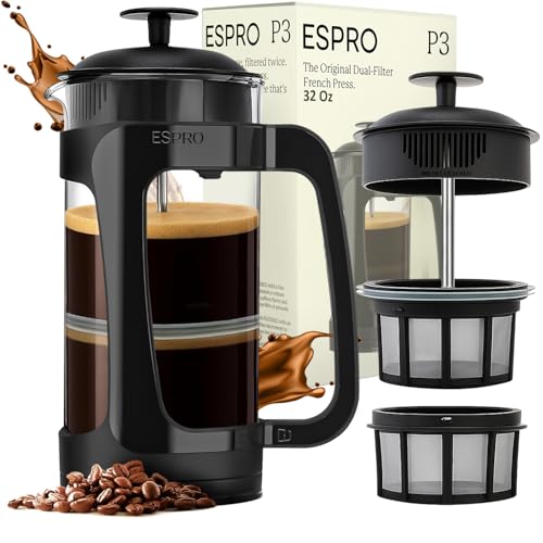 ESPRO P3 French Press Coffee Maker 32oz Glass