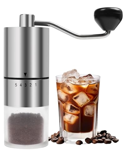 Rsoilch Manual Coffee Grinder with Ceramic Burr