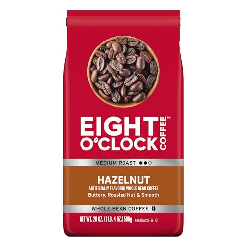Eight O'Clock Hazelnut Whole Bean Coffee Medium Roast