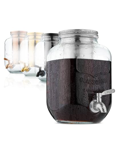 BTaT 1-Gallon Cold Brew Coffee Maker with Spigot
