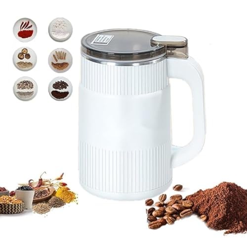 Nhsuzart Electric Coffee & Spice Grinder 17oz White