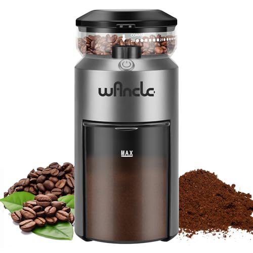 Wancle Electric Burr Coffee Grinder with 28 Settings