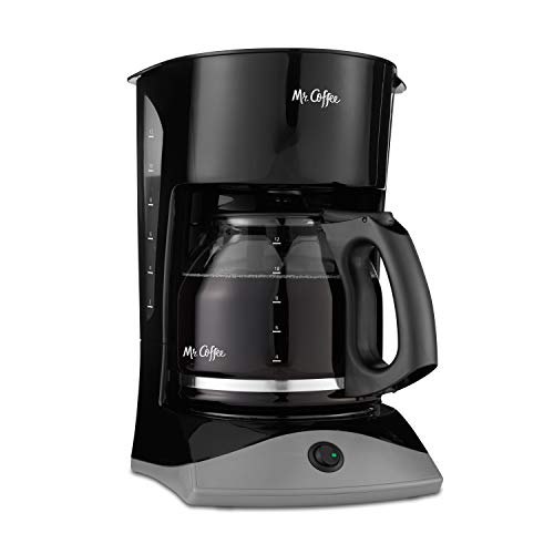 Mr. Coffee 12-Cup Drip Coffee Maker with Glass Carafe