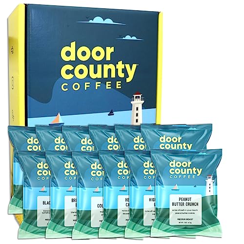 Door County Coffee 12-Pack Gift Set Variety Sampler