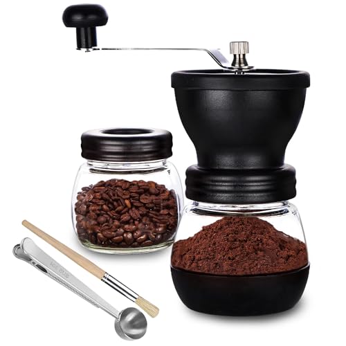 PARACITY Manual Coffee Grinder with Ceramic Burr