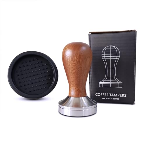 Boicafe 51mm Espresso Tamper with Mat - Stainless Steel
