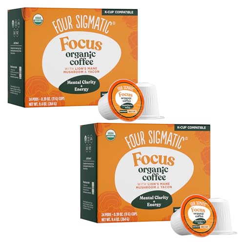 Four Sigmatic Mushroom Coffee K-Cups Dark Roast 48ct