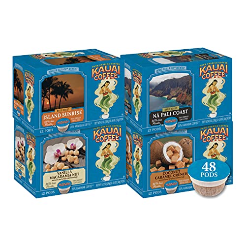 Kauai Coffee K-Cup Pods Variety Pack 48ct