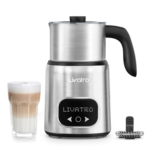 Livatro 14-in-1 Electric Milk Frother & Steamer 21oz