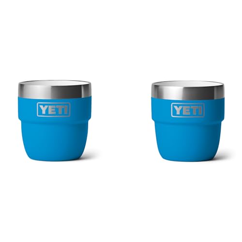 YETI Rambler 4oz Espresso Cups - 2 Pack Big Wave Blue