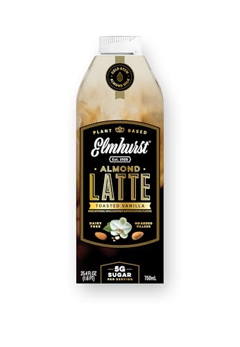 Elmhurst Toasted Almond Vanilla Latte 6-Pack