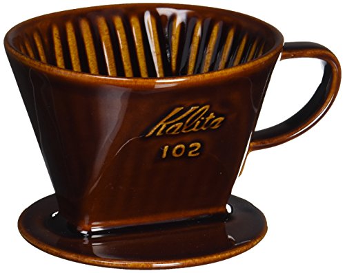 Kalita Style 102 Pour Over Coffee Dripper - Brown