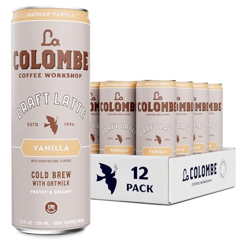 La Colombe Oatmilk Vanilla Latte Cans 12-Pack