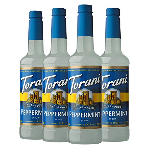 Torani Sugar Free Peppermint Syrup 25.4oz 4-Pack