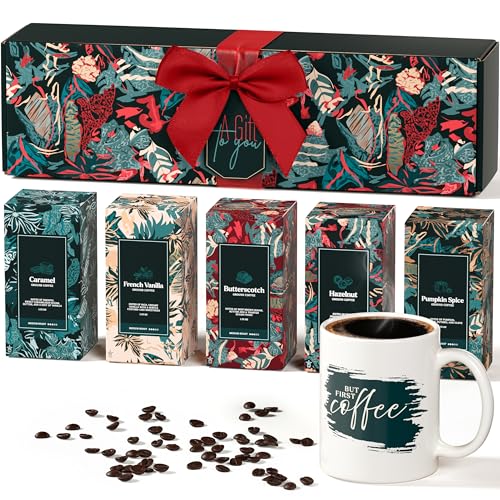 BonJoie Coffee Gift Set - 5 Flavors + Mug