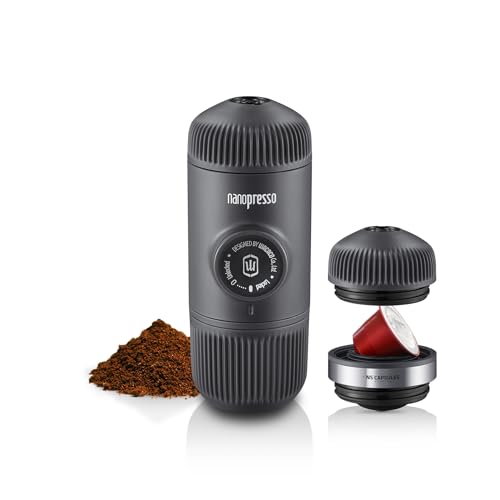 WACACO Nanopresso Portable Espresso Maker with NS Adapter