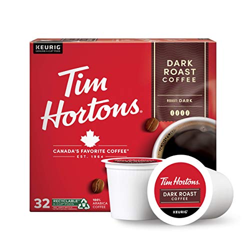 Tim Hortons Dark Roast K-Cup Pods, 32ct