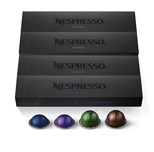 Nespresso Vertuo Dark Roast Variety Pack - 40 Capsules