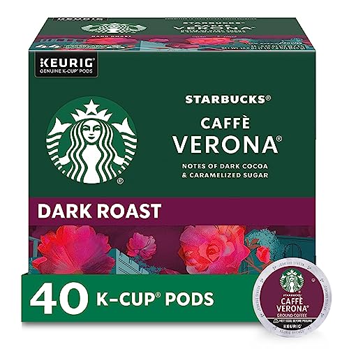 Starbucks Caffè Verona Dark Roast K-Cup Coffee Pods - 40 Count