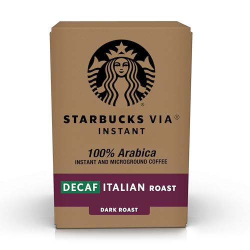 Starbucks VIA Decaf Italian Roast Instant Coffee 50pk