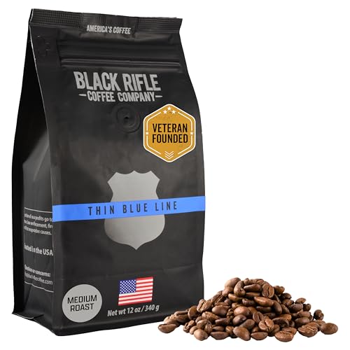 Black Rifle Coffee Thin Blue Line Medium Roast Whole Bean