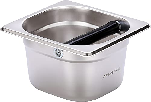 Apexstone Stainless Steel Espresso Knock Box