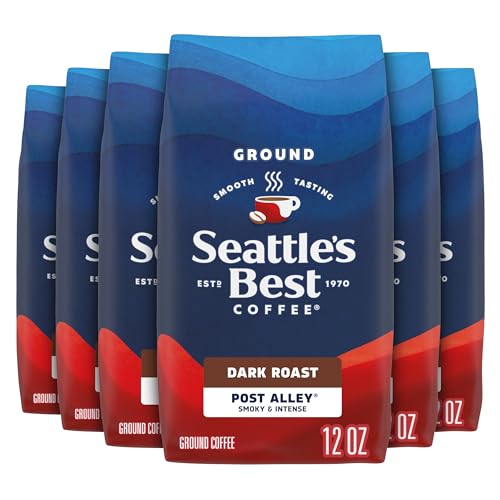 Seattle's Best Post Alley Dark Roast Ground Coffee 6-Pack