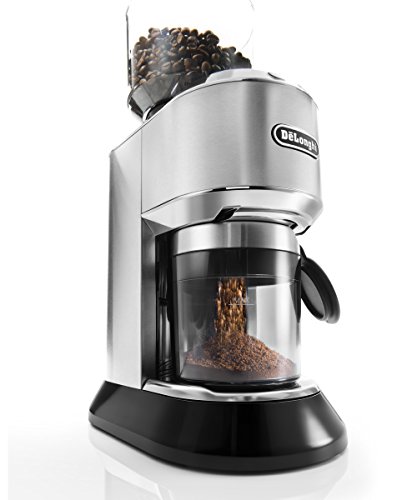 De'Longhi Dedica Conical Burr Coffee Grinder with Portafilter Attachment