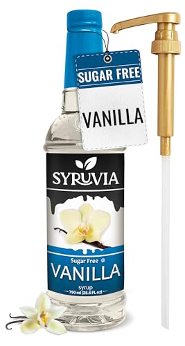 Syruvia Sugar-Free Vanilla Coffee Syrup 25.4oz