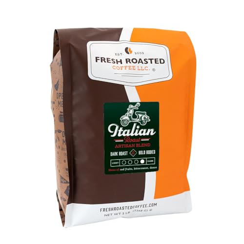 Fresh Roasted Coffee Italian Roast Whole Bean 5 lb
