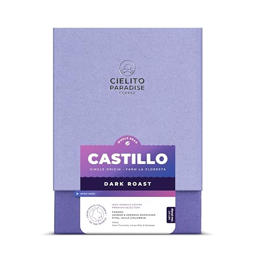 Cielito Paradise Colombian Dark Roast Coffee Beans 12oz